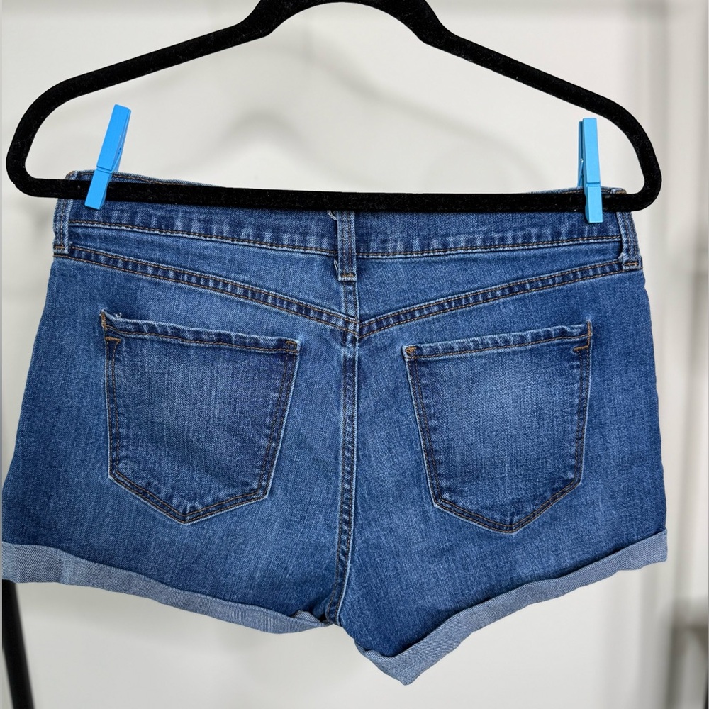 Old Navy Boyfriend Jean Shorts - Blue - Picture 2 of 5